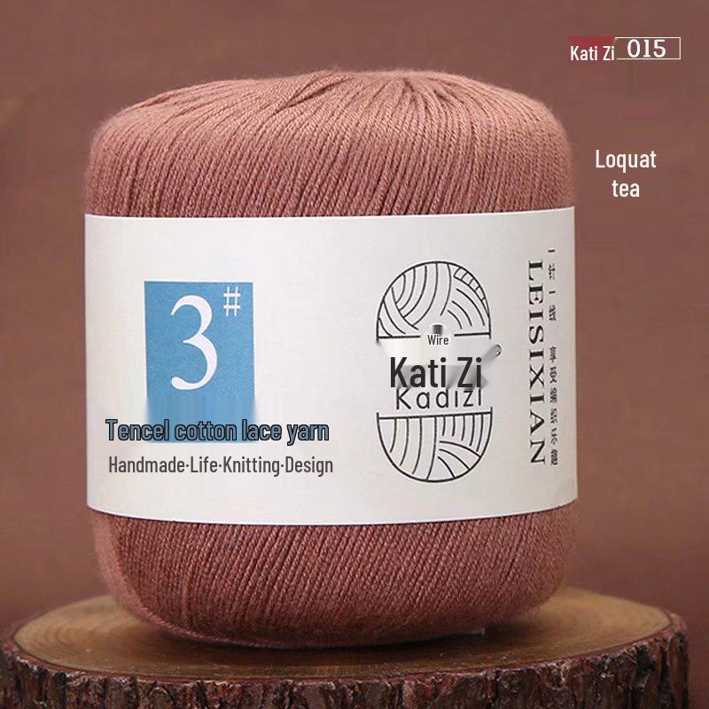 Mercerized Cotton Lace Yarn No. 3: DIY Hand-Knitted Crochet for Children - Spring/Summer Sweater & Coat - Free Shipping