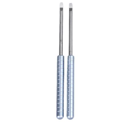 Lot de 2 extracteurs d'aiguilles de montre en acier inoxydable, outil de démontage et de réparation pour l'entretien