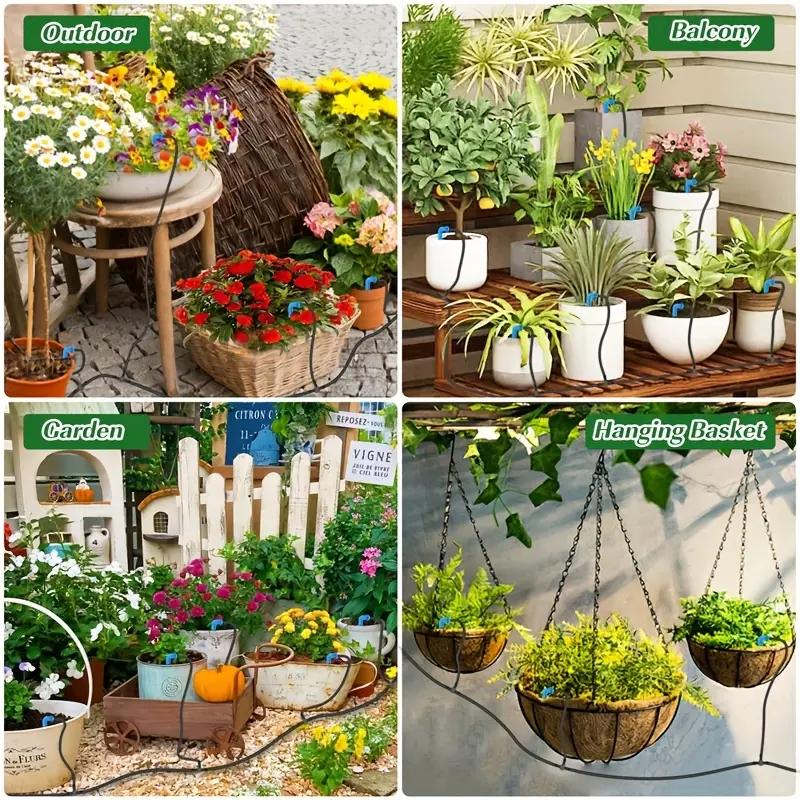 Solar Powered Automatic Drip Irrigation System Kit With Timed DIY Garden Irrigation Automatic Watering Kit Suitable For Garden