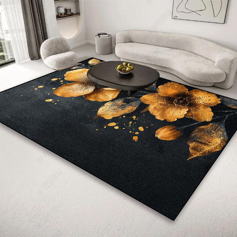 Modern 3D Flower Carpet for Living Room Home Decoration Bedroom Carpets Luxury Lounge Rug Non-slip Washable Coffee Tables Mat
