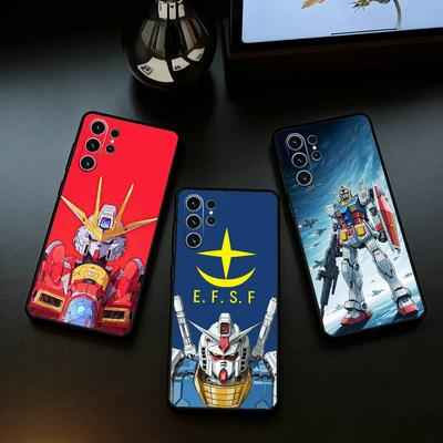 Anime Gundam Phone Case For Samsung S26,S25,S24,S23,S22,S21,S20,Plus,Fe,Lite,Others Black Cover