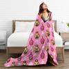 Chica Fnaf Horror Game Bonnie Blanket Multi-size Super Soft and Warm  Throw Blankets for Couch Sofa and Bed
