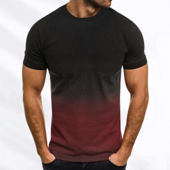 Koszulka stylowa, elastyczna, odprowadzająca wilgoć koszulka sportowa, letnia cienka, sportowa koszulka kompresyjna, koszulka Streetwear