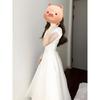 Pure and Beautiful White Dress, Children's Summer Elegant New Models, Popular This Year, Small Long Dresses