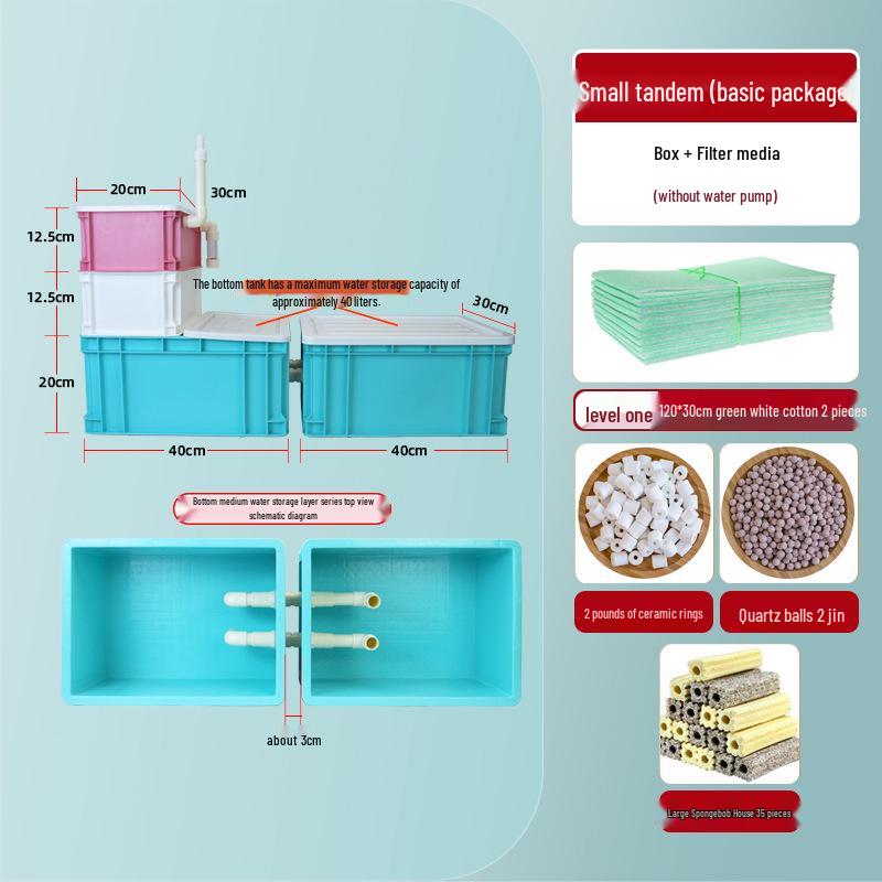 DIY Fish Tank Trickle Filter: Modular Dry-Wet Separation Box for Bottom Filtration