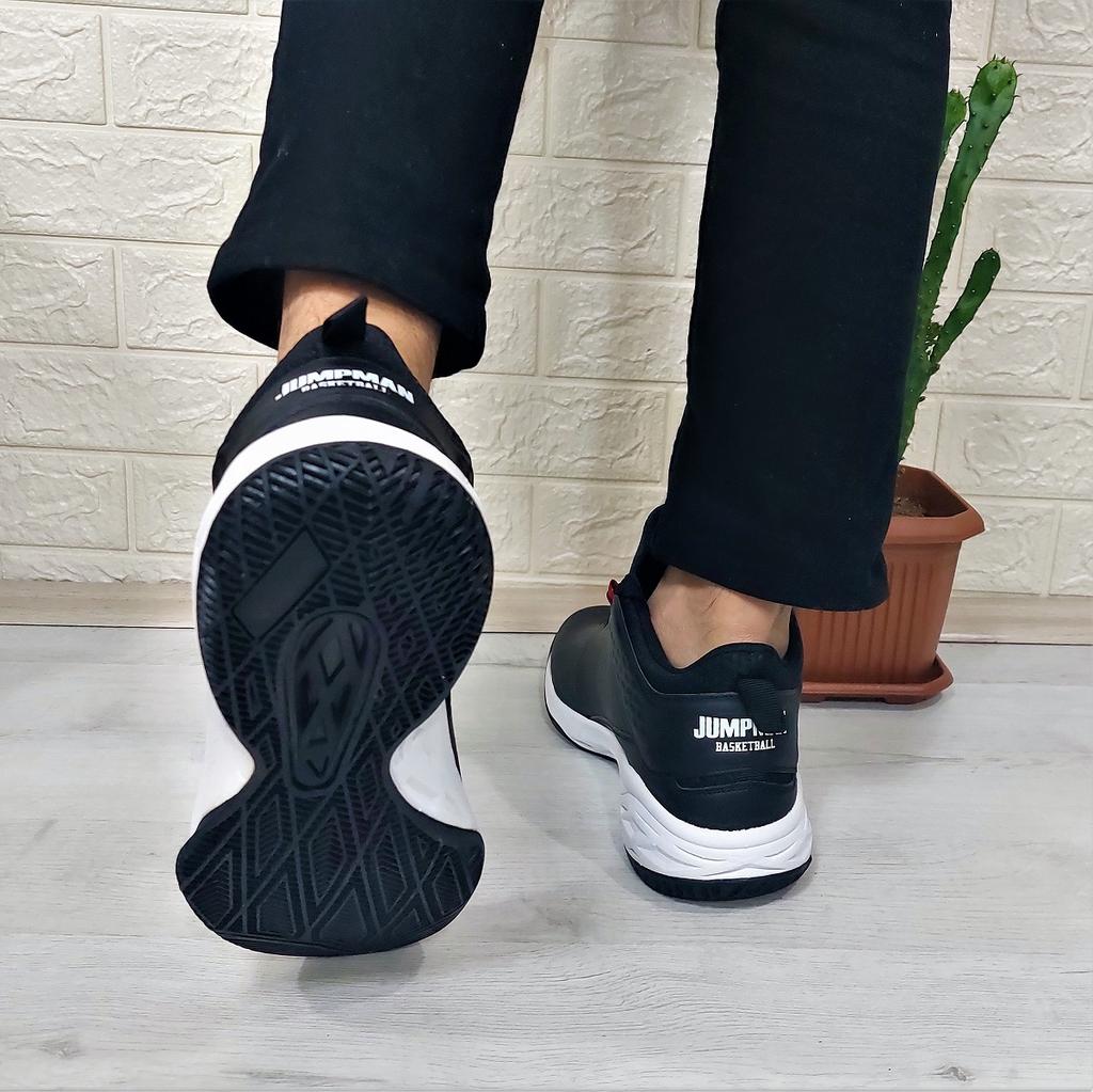 Jump 28652 Black-White High-top Basketball Sports Shoes