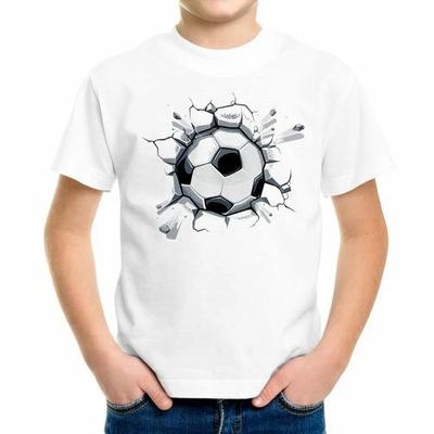Kids T-Shirt Boys Football Theme Funny Goal Ball Sports Gift For Boys-