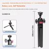 Compactly Aluminum Mini Tripod With Magnetic Base For Smartphones Cameras Action Cameras Stable Desktop Stand 2.5kg Load