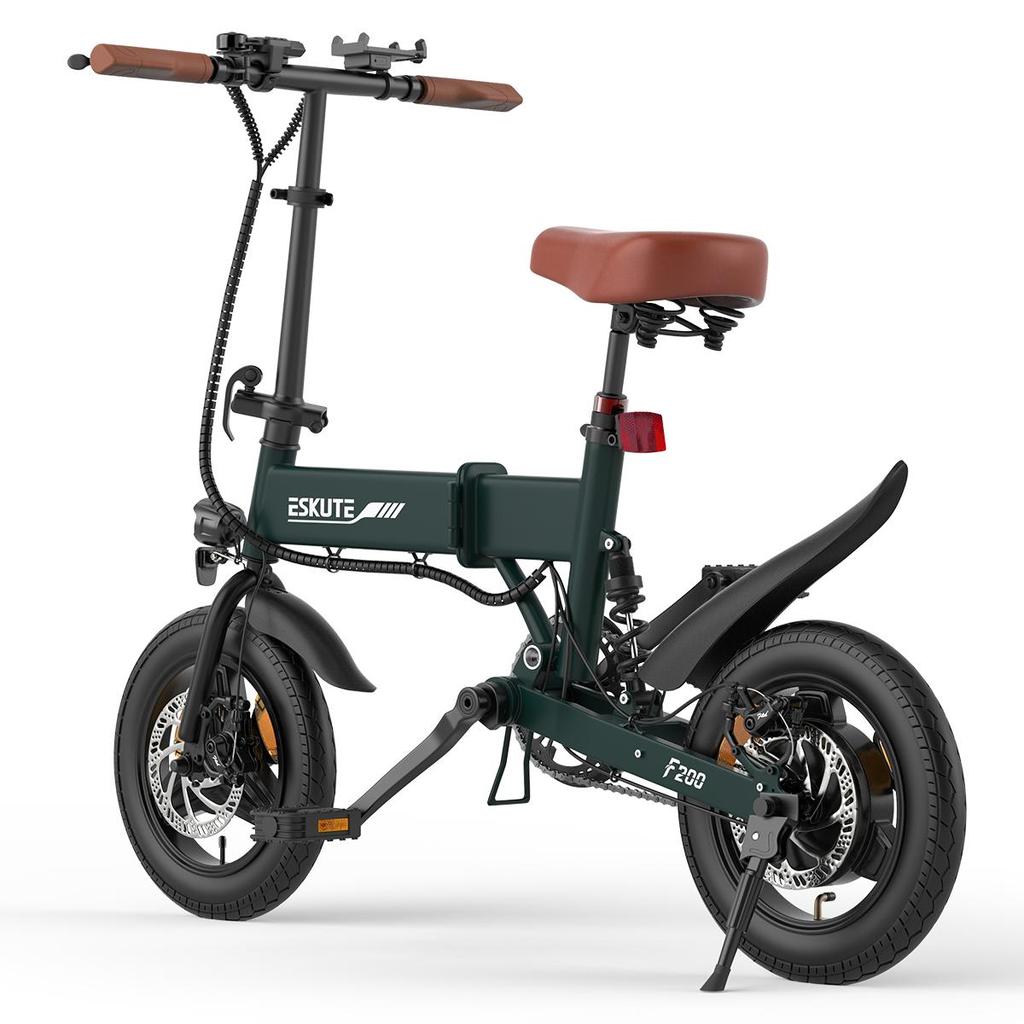 ESKUTE F200 14*2.1'' City Commuting E-Bike 36V7.8AH Battery 250W Motor 35KM/H Max Speed Foldable Electric Bicycle