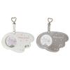 Angel Wing Shape Card Cover PU Leather Badge Protector With Strap and Metal Clip For Photo Card Picture Badge Storage
