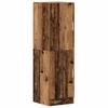 3 piece kitchen cabinet set with rustic wood effect engineered wood