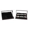 3 Grids Square Empty Eyeshadow Palette With Fixed Sticker&Aluminum Plate Plastic Cosmetic Container Clear Makeup Case