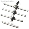 Stainless Steel Glass Wiper and Scraper Removes Water Stains Perfect for Cleaning Windows Mirrors and Household Surfaces