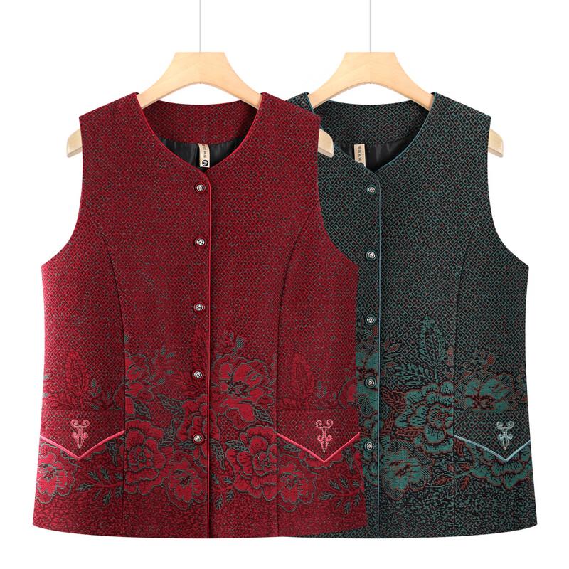 Elderly Women's Chinese Style Autumn Vest