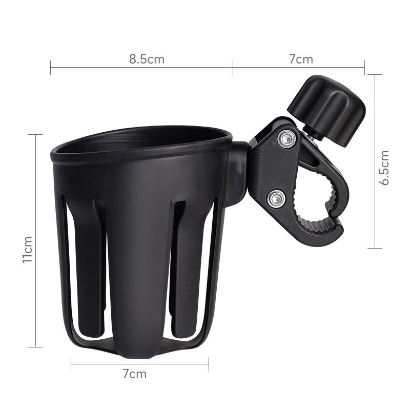 Universal Stroller Cup & Phone Holder with Hook - Perfect for Bottles, Children's Cups, and Milk Tea