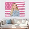 Indie Pop Sängerin Pink USA Flagge Wandteppich Benutzerdefinierte Promi Wandbehang für Schlafzimmer Wohnheim Fan Dekor Poster