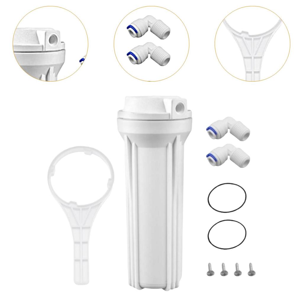 Water Filter Housing Premium Spare Parts Portable for Reverse Osmosis System 10 Inch Accessories Portable