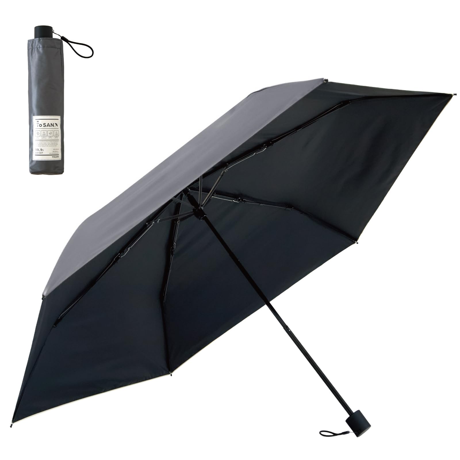 

Teijin Зонт от УФ-лучей Тепло Складной Большой Вода Ветер Для Солнечной и Дождливой Погоды Прямой Магазин Группы Teijin Серый Защита, Блокировка, Блокировка, серый