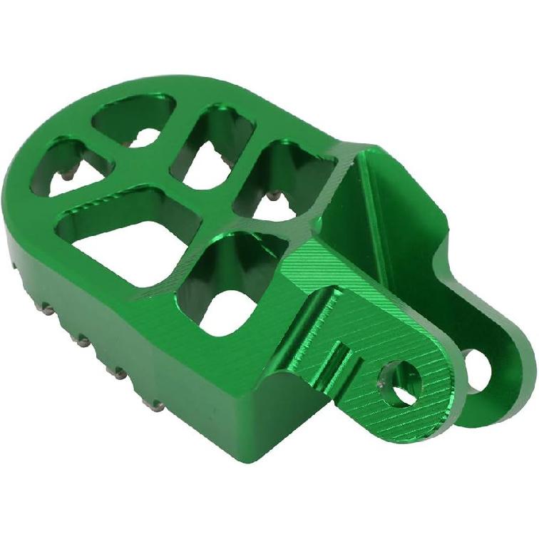 Dirt Bike Fußrasten mit Federn, CNC T6 Aluminium Dirtbike Fußrasten Pedalrasten für KLX300R 97-07 20-24/KLX300 20-23/KLX250 06-20/KLR650 87-07/KLX250S