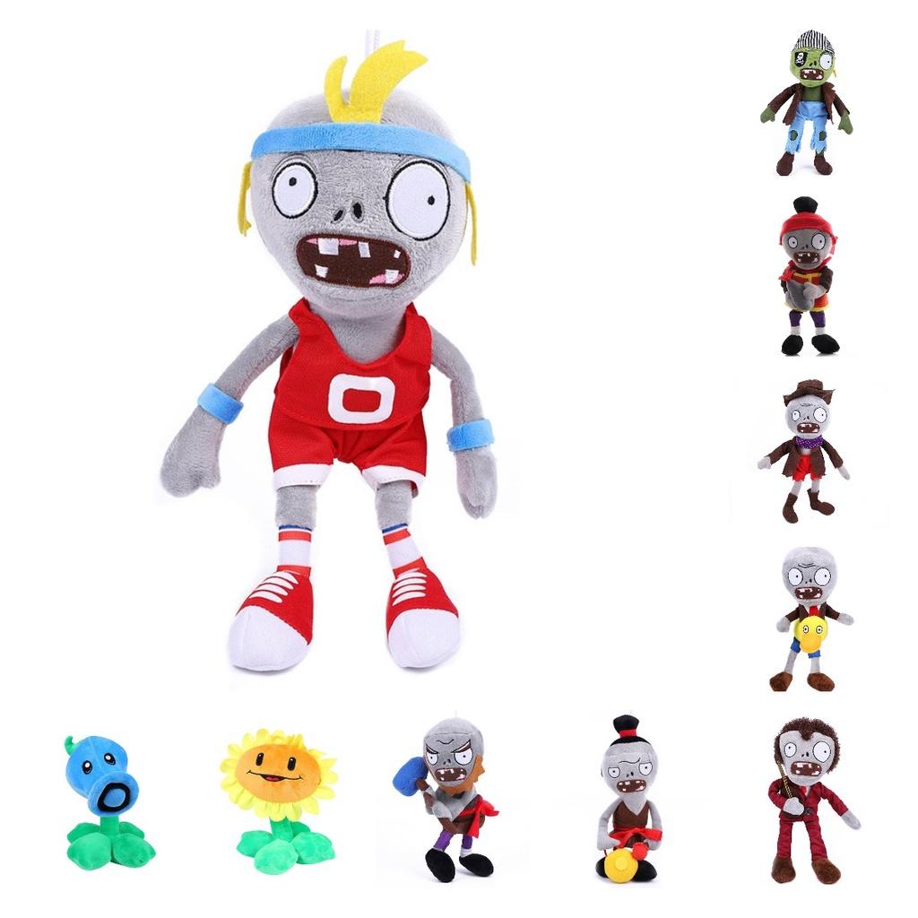 Plants Vs. Zombies New Plush Toy Cartoon Zombie And Plant Game Character Characters)