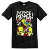 Attack Attack Metal Band Monster Dice Graphic T Shirt Neon Hardcore Gore Tee