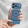 Mandala Painting Skin Wrap Change Case for IPhone 17 Pro Max Back Sticker Cover