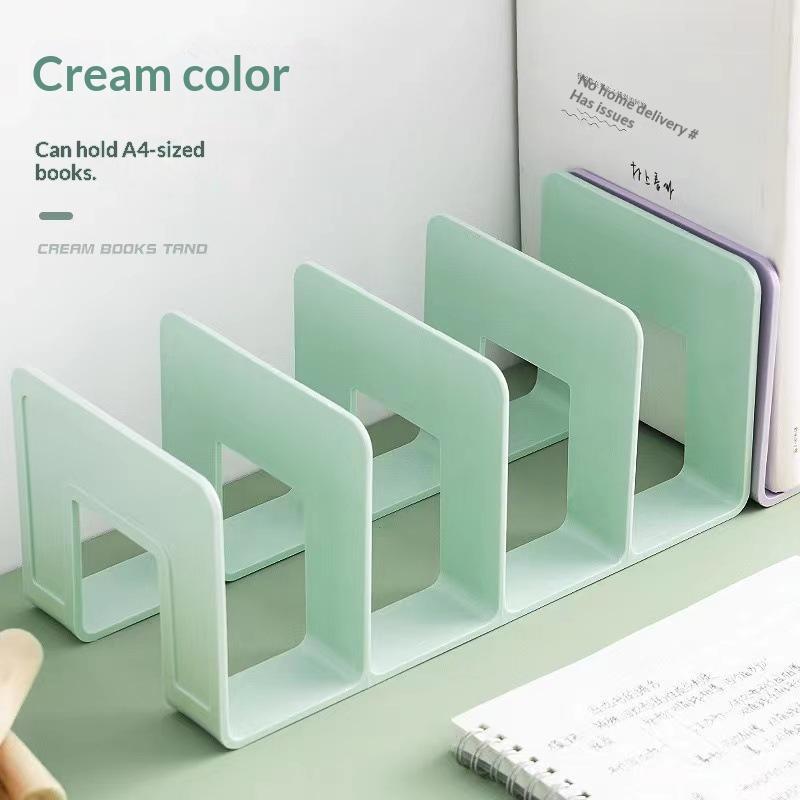 Multifunctional Bookends Stand Non-Slip Book Magazine Storage Organizer for School Office Students Home