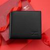 Septwolves Men's Genuine Leather Short Wallet Gift Box