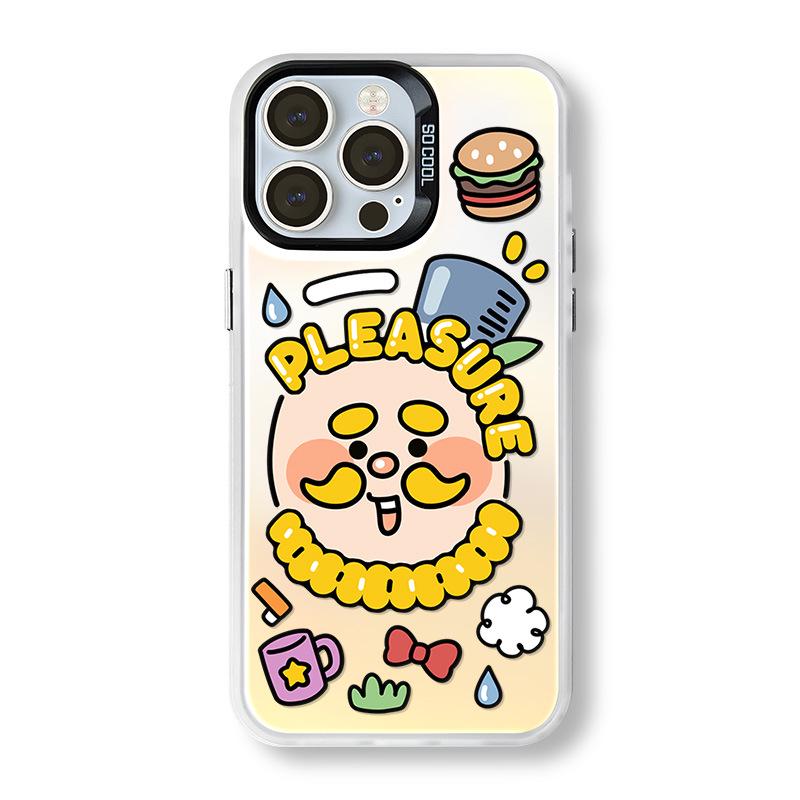 

Чехол Zhitai Frosted Laser для iPhone 14/14Pro, совместим с iPhone 16, iPhone 13, iPhone 12, Huawei P70. iPhone 14 Pro