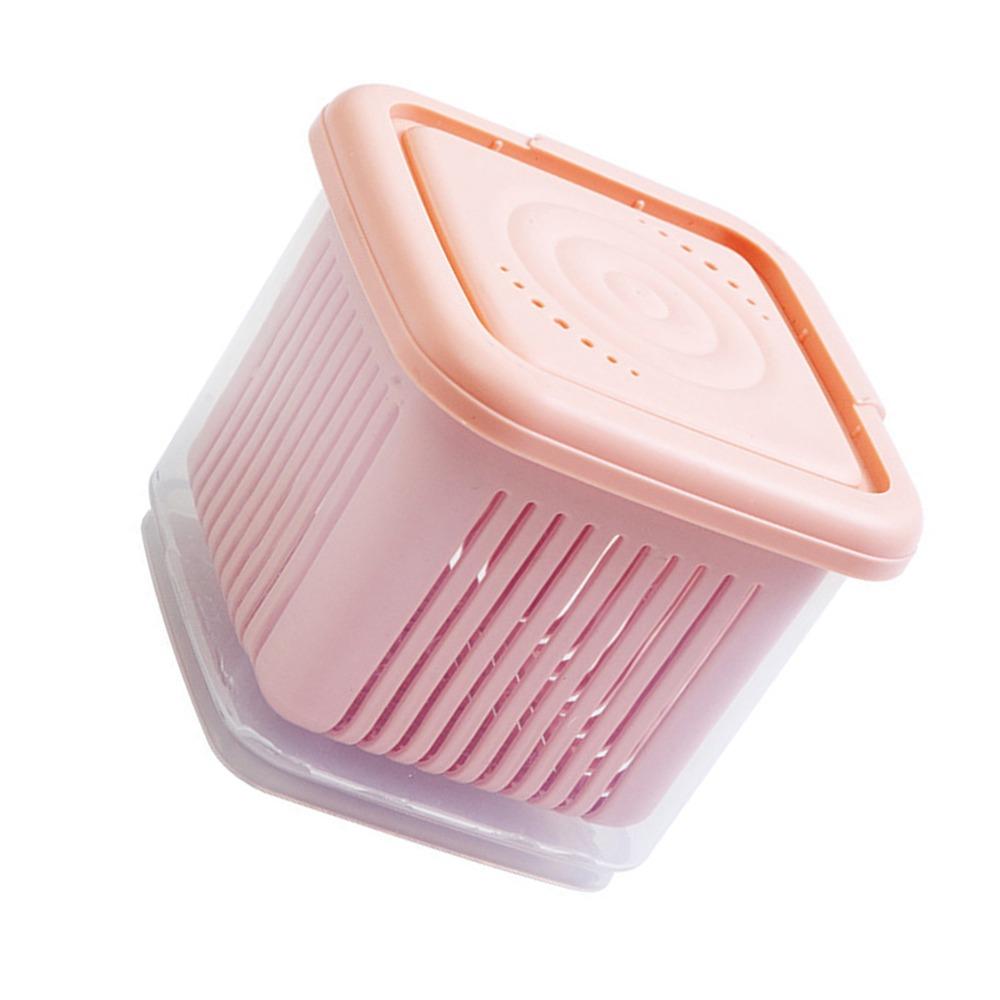 Sealing Box Onion Ginger Garlic Container Stackable Refrigerator Storage Box  Kitchen Storage