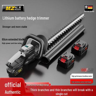 Rechargeable Electric Hedge Trimmer & Tea Leaf Pruning Shears with Lithium Battery for Garden Maintenance