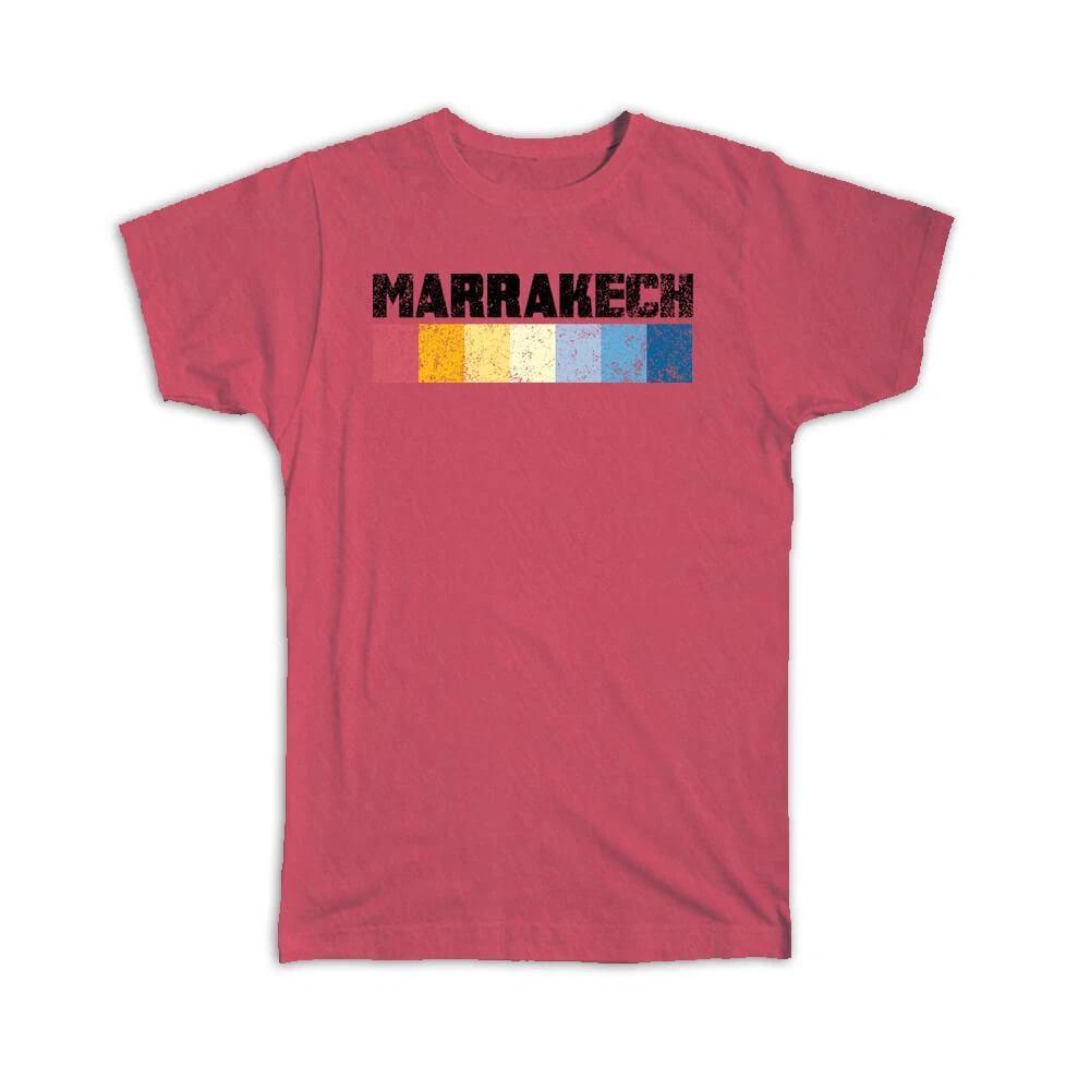 

Gift T-Shirt : Marrakech Vintage Sign Morocco Moroccan City Retro Style Wall S