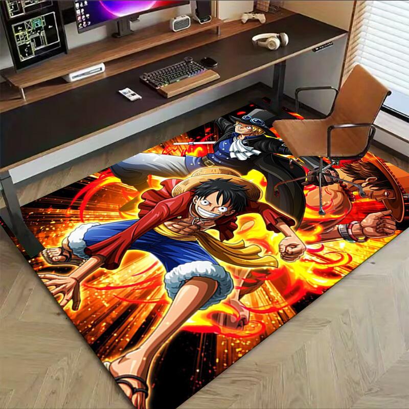 One Piece Adventure Carpet For Playroom Bedroom Living Room Sofa Home Decorkids Game Area Rug Nonslip Floor Mat