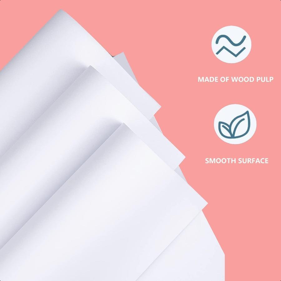 100 Sheets Arts Craft Paper for Drawing 12 X 17 White Construction Paper for Coloring Creating School Art Project Plies Standar
