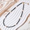 Elegant Chinese Retro Glass Crystal & Freshwater Pearl Necklace for Women - Chic, Versatile, Light Luxury, Clavicle Chain