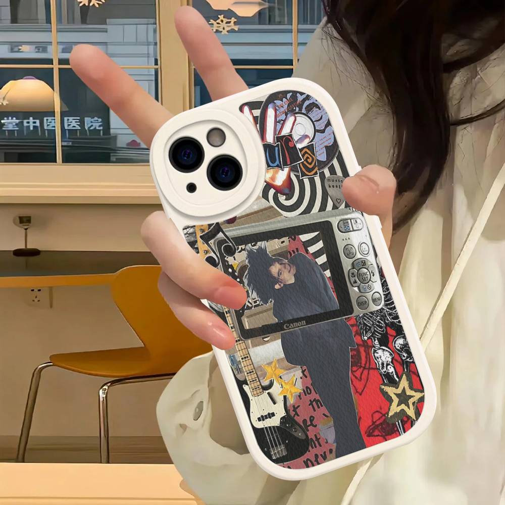 Rock Band THE C-CURE Music Phone Case For IPhone 16 15 14 13 12 11 Pro Max Plus Soft Leather Cover