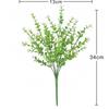 Smith Eucalyptus Robusta Plant With Plastic Flowers For Indoor Decor Home
