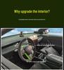 Pink Alcantara Interior Upgrade for Tesla: Personalized Multi-Color Design