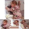 Silikon-Reborn-Baby-Puppe mit handbemalten Merkmalen für Sammler und als Geschenk