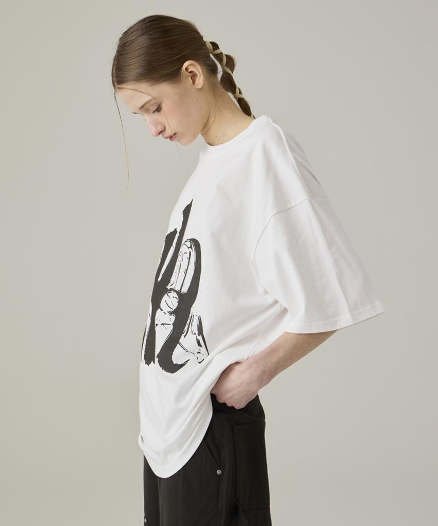 URBANAGE Flow Ubna Oversized Short Sleeve White