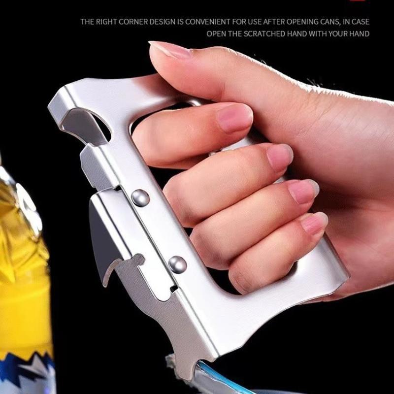 High Quality 2In1 Bottle Can Opener Thickened Multifunctional Beer Can Openers Steel Can Lid Opener For Bar Kitchen Accessories