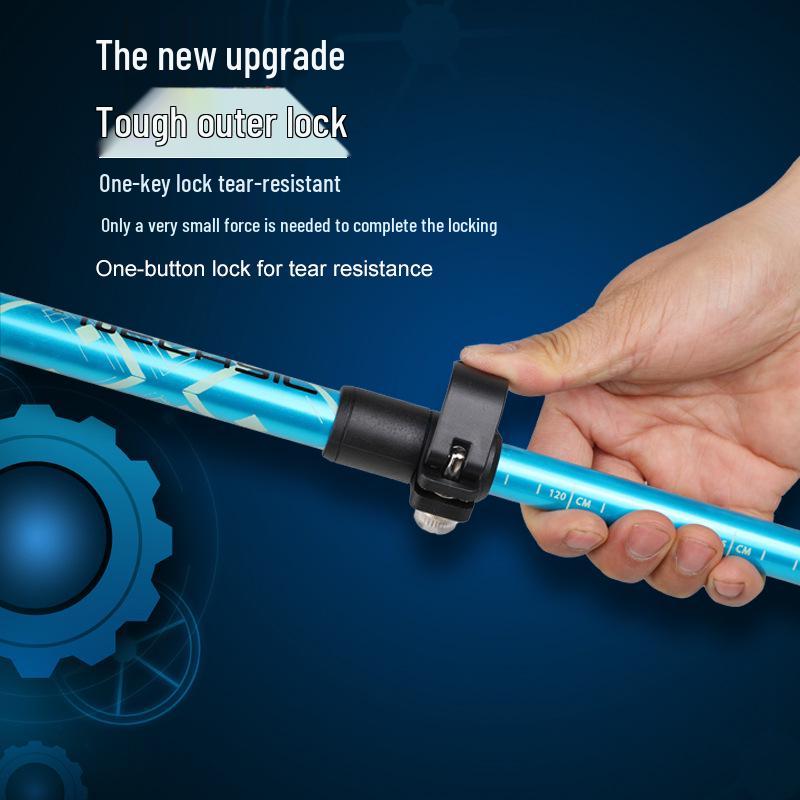 Aluminum Telescopic Hiking & Trekking Poles, Folding Walking Sticks N82