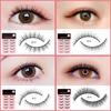 5/10 Dubbla 3D Ögonfransar Lösögonfransar Lösögonfransar Ögonfransförlängning Naturligt Set Smala Ögonfransar Verktyg Skönhet Sminkverktyg Koreansk Smink Japan