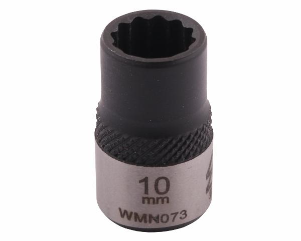12-Point Socket 3/8". 10 Mm. Crv50Bv30. Din 3124. Waryński