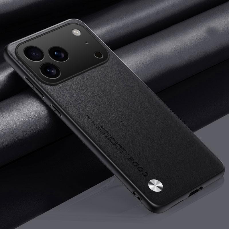 Luxury PU Leather Case For iPhone 17 Pro Max Back Cover Silicone Full Protection Phone Case For iPhone Air iPhone17 Pro 5G Coque