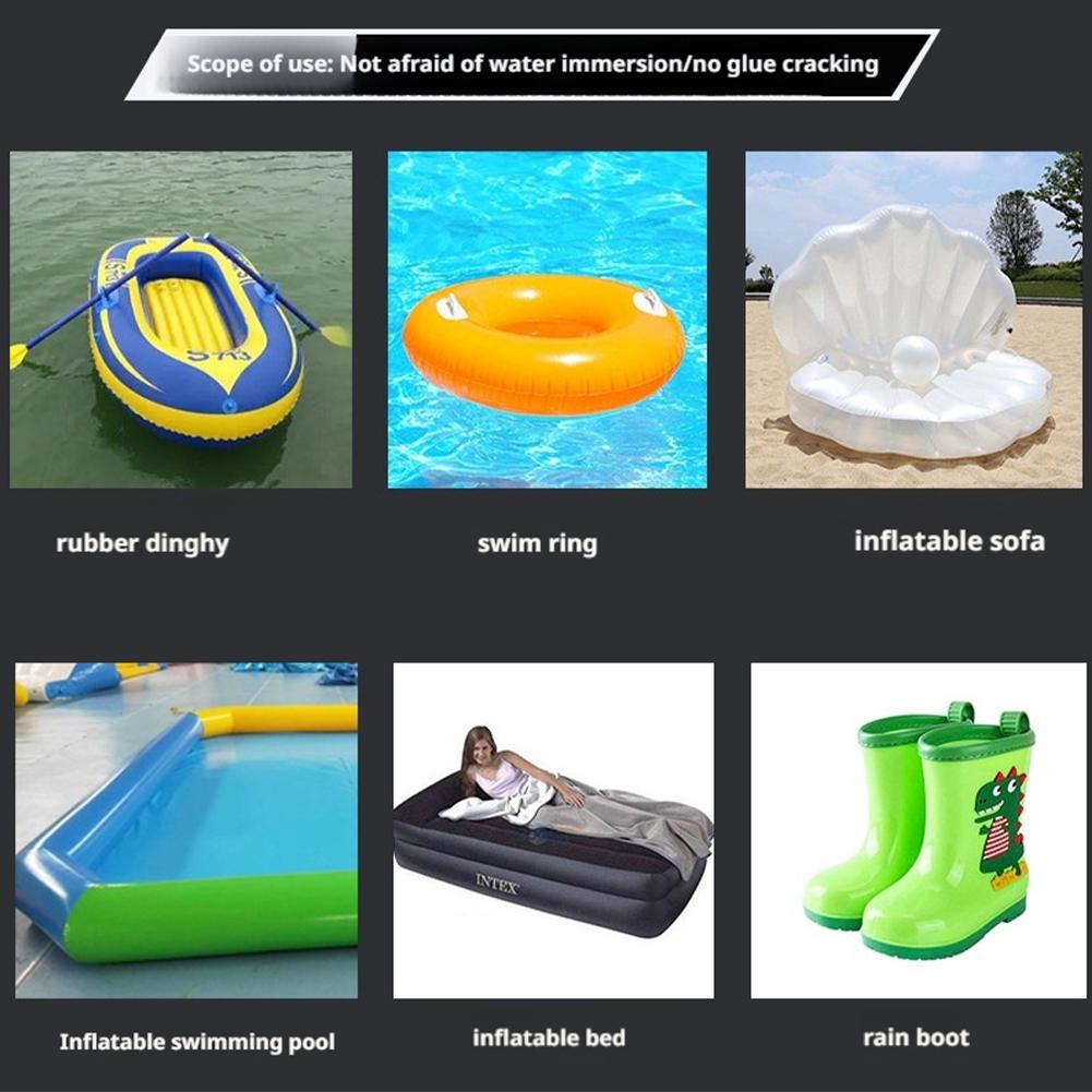 1/3PCS 60ML PVC Adhesive Inflatable Boat Repair Glue SUP Repair Glue Tubes Inflatable Boat Paddle Board Kayak Tube Repair Tool