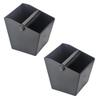 Coffee Knock Box Espresso Grounds Container Coffee ABS Bucket Anti Slip Powder Beveled Residue Barista Accessories Maker Tools