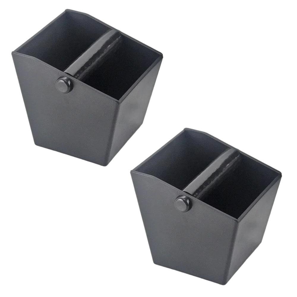 Coffee Knock Box Espresso Grounds Container Coffee ABS Bucket Anti Slip Powder Beveled Residue Barista Accessories Maker Tools
