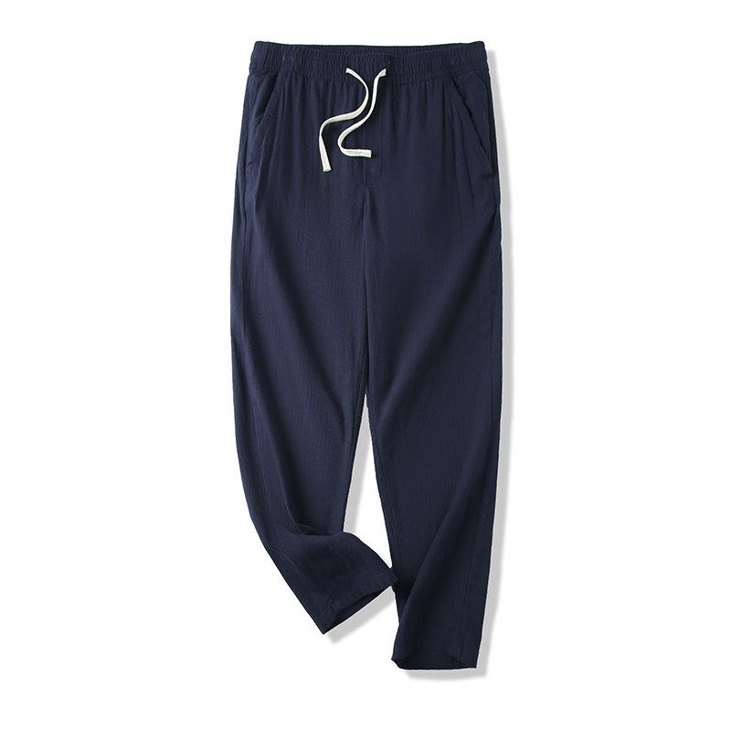 Slub Cotton Summer New Arrival Export Men Pants