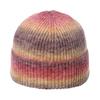 Ladies' Knitted Hat Trendy Gradient Printed Warm Hat Fashion Knitted Hat